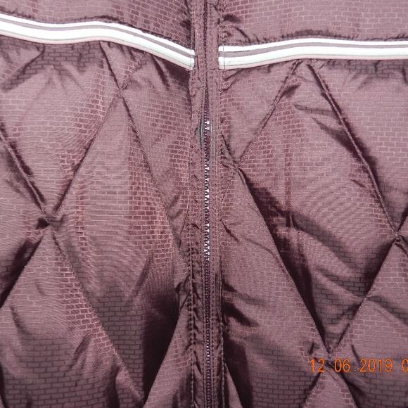 Powder Room Jackets & Coats Womens Powder Room Maroon Down Jacket